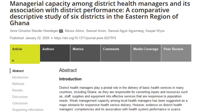 A screengrab of the title of the paper