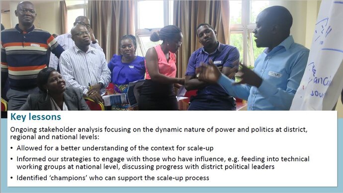 A screen shot of one of the presentations
