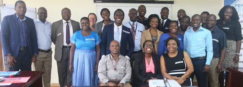 Participants at the inter-district meeting in Kampala, December 2019